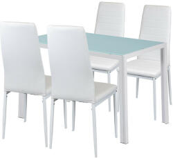 Portland 4+1 étkező garnitúra fehér - pepita - 166 390 Ft