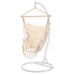  Puerto függőszék állvánnyal bézs-fehér