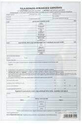 VECTRALINE Formular contract de vânzare pentru autoturismul A/4 4 exemplare nou (AREND3/2012/UJ)