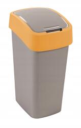 Keter Szemeteskosár Curver 195023 Flip 45 l szürke-narancssárga (195023)