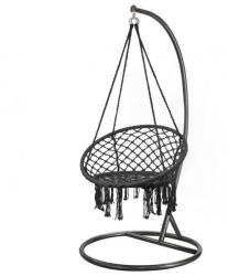  Cardenas függőfotel állvánnyal fekete-fekete