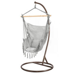  Puerto függőszék állvánnyal szürke-barna