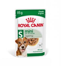 Royal Canin Mini ageing 12+ 48x85 g nedves eledel szószban 12 év feletti érett kutyáknak, kistestű fajtáknak