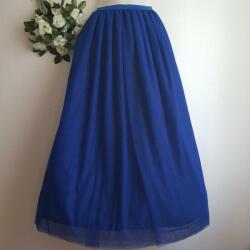 Lovaskate ESKÜVŐ ASZ36E - 5 rétegű királykék maxi tüll szoknya