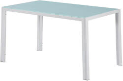  Ezra 140 cm szögletes üveg étkezőasztal