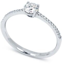 Eljegyzési Gyűrű Cecile Köves 14K Arany (Cecile-5mm-cirkonika)