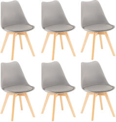  Silla étkezőszék 6 db szürke színben - pepita - 89 990 Ft
