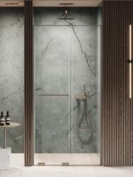 NEW TRENDY Smart Gunmetal Brushed uși de duș 140 cm culisantă gunmetal periat/sticlă transparentă EXK-7828 (EXK7828)