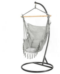  Puerto függőszék állvánnyal szürke-fekete