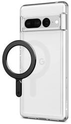 Spigen ONETAP RING öntapadós fémlap mágneses autós tartóhoz ideális, MagSafe, FEKETE ACP06106 (ACP06106)