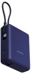 Xiaomi vésztöltő USB+Type-C aljzat (10000mAh, 33W, gyorstöltő, fix Type-C kábel) SÖTÉTKÉK BHR9334 (BHR9334)