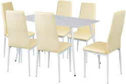  Jenna 6+1 étkező garnitúra bézs