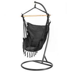  Puerto függőszék állvánnyal fekete-fekete