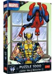 Trefl Premium Plus: Pókember és Rozsomák karácsonya puzzle - 1000 darabos - pcx