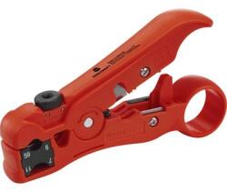 TOOLCRAFT TO-6609318 HSK-4132 Csupaszoló Fogó Alkalmas Koax Kábel, Kerek Vezetékek
