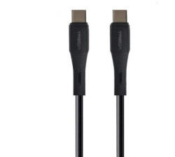 Treqa USB-C - USB-C kábel CA-8855 - 1 méter - fekete - polcmarket