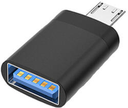 Ezone OTG átalakitó adapter (USB 3.0->MicroUSB ), Fekete (USB30_V8)