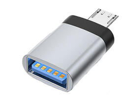 Ezone OTG átalakitó adapter (USB 3.0->MicroUSB ), Ezüst (USB30_V81)