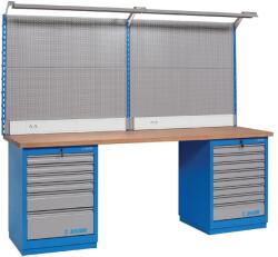  Moduláris munkapad - 10. modul, MÉRETEK 1155x2500x750 mm