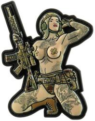 M-Tac Patch - emblemă M-Tac Tactical Girl No. 1 Skandinavik PVC - MultiCam