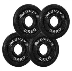 MOVIT MOVIT® Súlytárcsa szett 4 x 0, 5 kg öntöttvas (20040687) Súlytárcsa