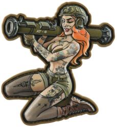 M-Tac Patch - emblemă M-Tac Tactical Girl No. 10 PVC Tattoo - Olive