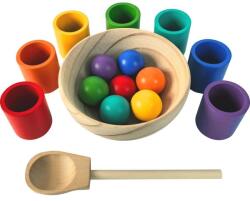 2Kids Toys Bile și cupe curcubeu 7 culori (DD2D98204)