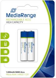 MediaRange Batterie wiederaufl. NiMH-Akkus Micro AAA/HR03 2x (MRBAT122) (MRBAT122) (MRBAT122)