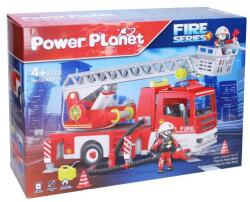 Wiky Mașină de pompieri cu scară, set de construcție 40cm (WKW038560)