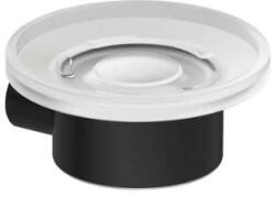 Kludi Vela R - Szappantartó tartóval, üveg/matt fekete 5898539 (5898539)