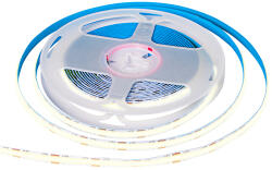  Meleg fehér COB LED szalag tekercs 5m 12V (70-736)