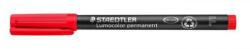 STAEDTLER Alkoholos marker, OHP, 0, 6 mm Lumocolor 318 F piros (318-2)