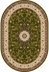 Delta Carpet Covor Oval, 60 x 110 cm, Verde, Lotos 523 (LOTUS-523-310-O-0611) Covor