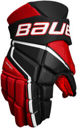Bauer Mănuși de hochei Vapor 3X Black/Red Intermediate 12 inci