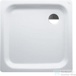 Laufen Platina Antislip 80x80 cm-es acéllemez zuhanytálca szifon nélkül, fehér H2150116000401 (H2150116000401)
