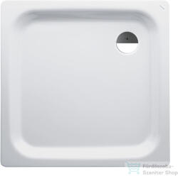 Laufen Platina Antislip 90x90 cm-es acéllemez zuhanytálca szifon nélkül, fehér H2150126000401 (H2150126000401)