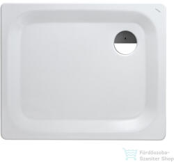 Laufen Platina 90x75 cm-es acéllemez zuhanytálca szifon nélkül, matt fehér H2150037570401 (H2150037570401)