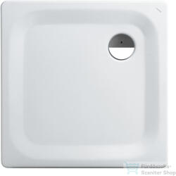 Laufen Platina 80x80 cm-es acéllemez zuhanytálca szifon nélkül, matt fehér H2150017570401 (H2150017570401)