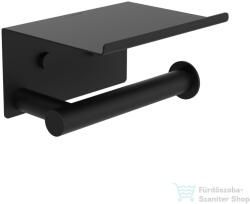Laufen NIARA fali wc papír tartó, Titanium matt fekete H3840621630031 (H3840621630031)