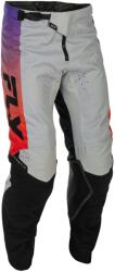 FLY Racing - USA Kinetic motokrossz nadrág szürke-piros-lila-fekete