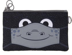 ZIPIT Penar Penar dublu cu fermoar si masca material textil, ZIPIT Face-It Masks - negru (ZP-428646) Penar