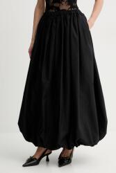 Pinko pamut szoknya fekete, maxi, harang alakú, 105214 A2LD - fekete S