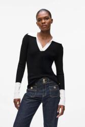 KARL LAGERFELD pulóver könnyű, fekete, A4W18043 - fekete M