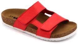 LEON 4051 LEON Comfort női bőr papucs (LEON5723-piros orlando42)