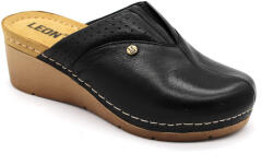 LEON 1002 LEON Comfort női bőr klumpa (LEON437-fekete37)