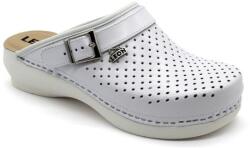 LEON PU101 LEON Comfort női bőr klumpa (LEON98-fehér37)