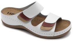 LEON 904 LEON Comfort női bőr papucs (LEON925-fehér39)