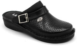 LEON V202 LEON Comfort női bőr klumpa (LEON1364-fekete37)