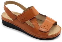 LEON 5020 LEON Comfort női bőr szandál (LEON3592-barna37)