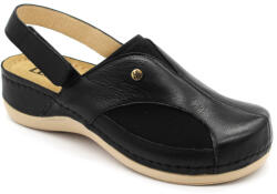 LEON 913 LEON Comfort női bőr szandál (LEON1087-fekete36)